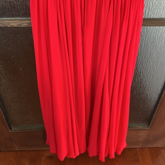 Badgley Mischka To Love Again Dress Long Formal Gown Size 10 Red - Picture 10 of 12